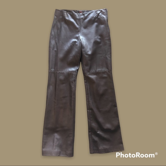 Danier Pants - ⚜️ 🤎 | Danier Vintage Brown Leather Pants | 🤎 ⚜️